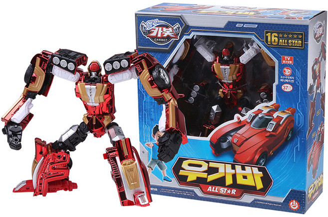 초이락 헬로카봇 우가바 로봇장난감, 혼합색상, 1개