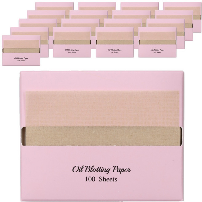 바루쟈 기름종이 리필 마, 100매입, 18개