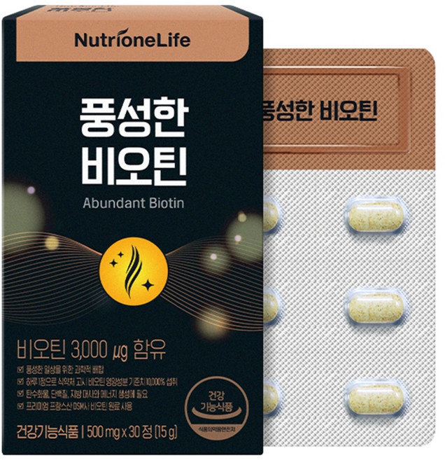 뉴트리원 풍성한 비오틴, 30정, 1개