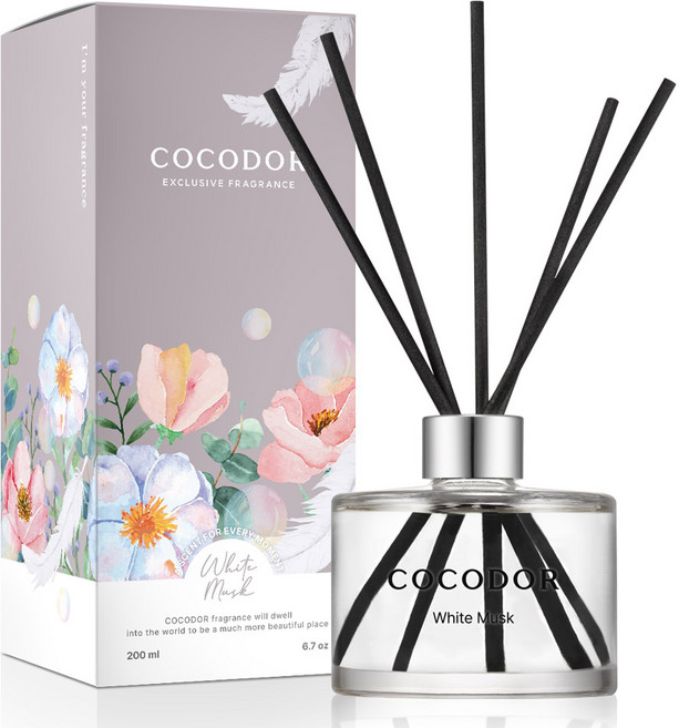 코코도르 퍼퓸 디퓨저, 화이트머스크, 200ml, 1개