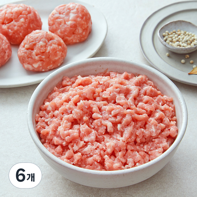 한돈 뒷다리 다짐용 (냉장), 1kg, 6개