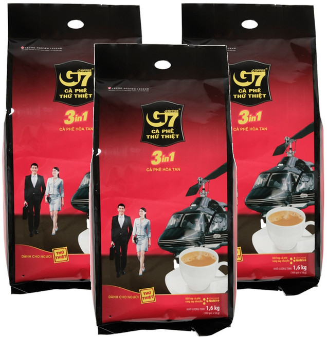 G7 3 in 1 커피믹스, 16g, 100개입, 3개
