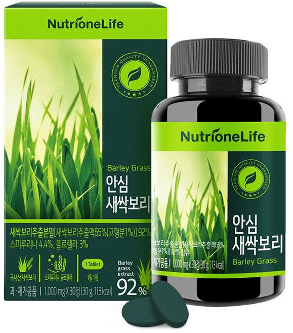 뉴트리원 안심 새싹보리 정, 30정, 1개