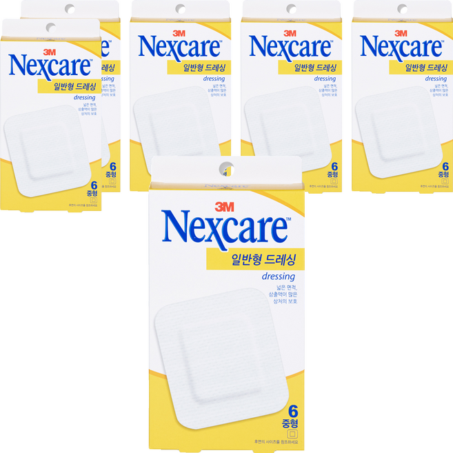 넥스케어 일반 드레싱 밴드 중형, 6개