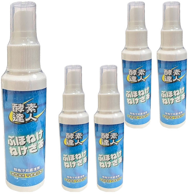 酵素達人 全效萬用霸 乾洗劑, 100ml, 5瓶