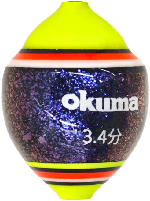 okuma 寶熊釣具 浮標 SSD34 星空夢 荷重3.4分, 宙藍變色龍, 1個