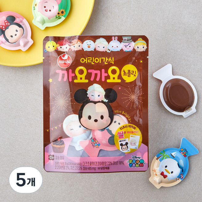 서울우유 까요까요 초콜릿 치즈, 78g, 5개