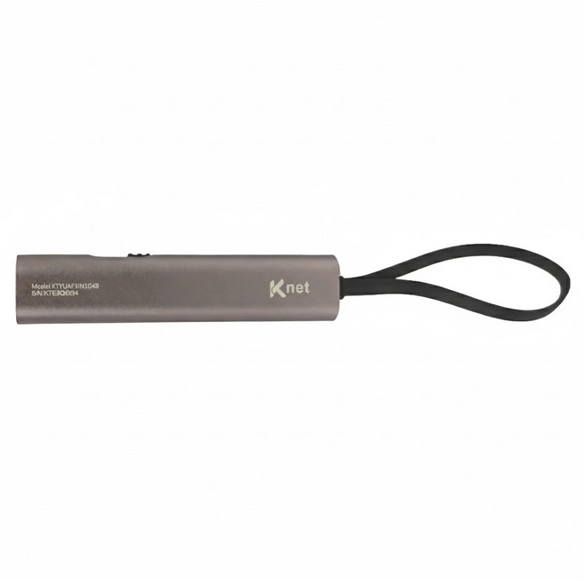 KTnet 廣鐸 USB-Type-C 3合1攜帶型伸縮迷你充電線, 29cm, 銀河紫, 1個