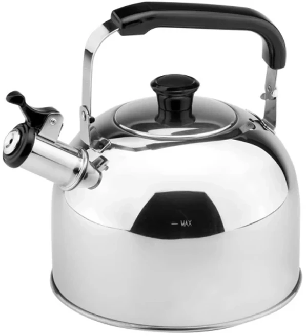 ZEBRA THAILAND 斑馬牌 304不銹鋼 笛音壺 B, 銀色 + 黑色, 3.5L, 1個