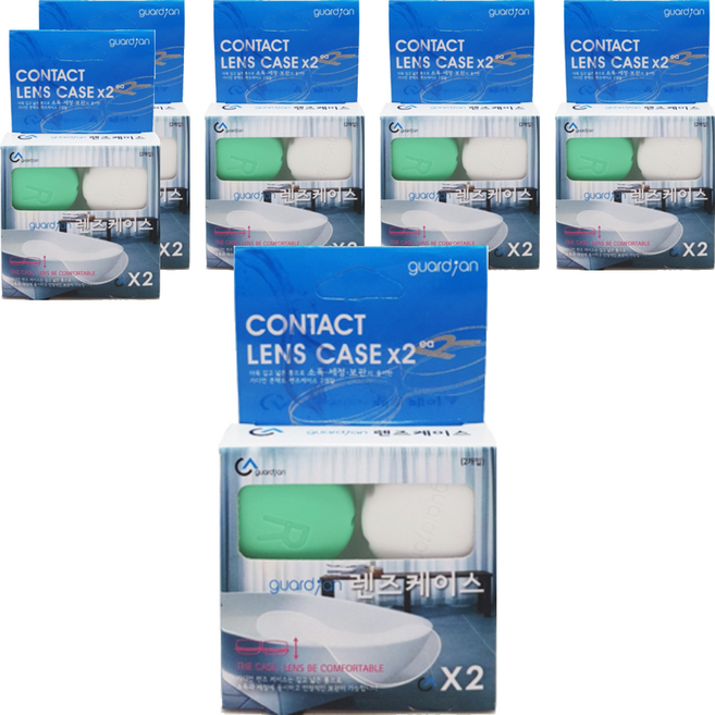 가디언몰 렌즈케이스, 혼합색상, 6개