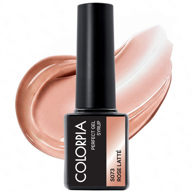 칼라피아 원스텝 시럽 젤네일, S073 로즈라떼, 6g, 1개