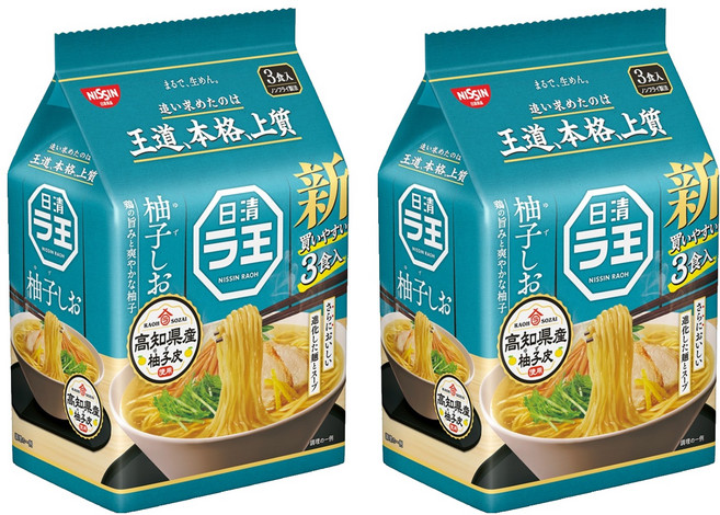 NISSIN 日清 拉王 柚子鹽風味麵 93g, 6包