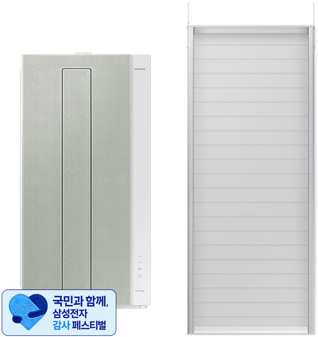 [삼성 감사 페스티벌] 삼성전자 19.2㎡(5.8평) BESPOKE 무풍 매립형 윈도우핏 인버터 에어컨 AW06C7155EWAZ + 설치키트 세트 방문설치, 단품 + 설치키트 105cm