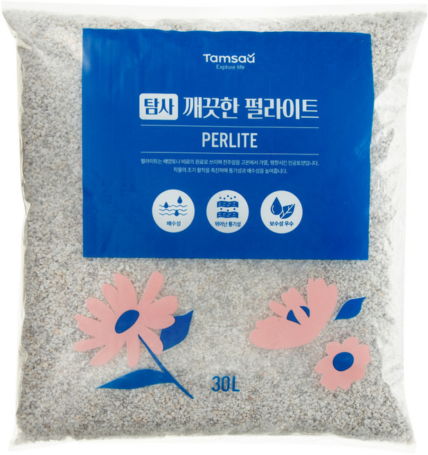 탐사 깨끗한 펄라이트, 1개, 30L
