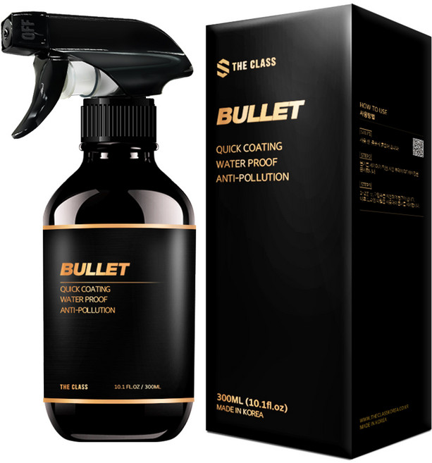 더클래스 불렛 차량용 초고속 유리막 코팅제, 300ml, 1개
