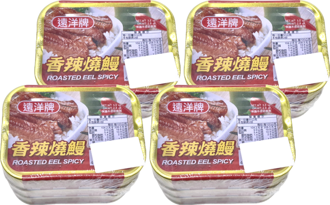 遠洋牌 香辣燒鰻, 100g, 12罐