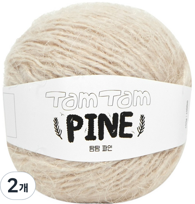 Ancalls Tamtam Pine 編織線, 2個, 002 燕麥松針
