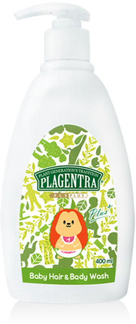 PLAGENTRA 洗髮沐浴露, 400ml, 1瓶