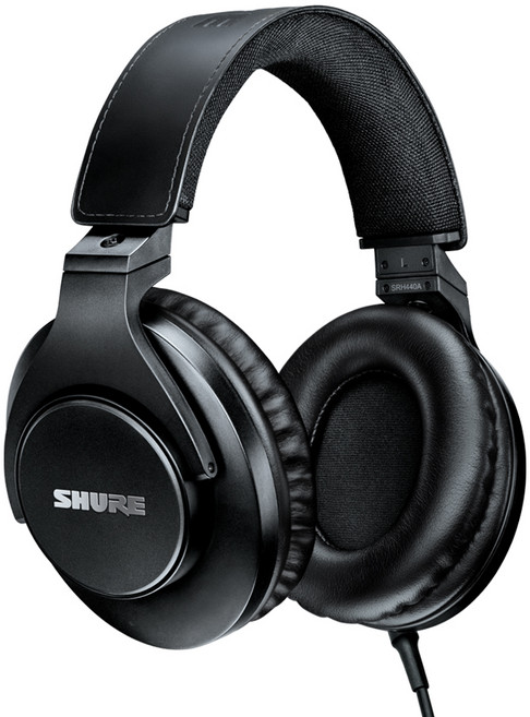 슈어 프로페셔널 스튜디오 헤드폰 SRH440A 블랙 노이즈캔슬링 포함 멀티단자