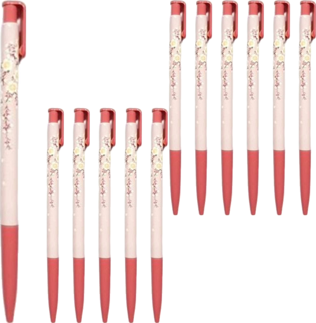 O.B. 歐布德 自動原子筆 0.7mm 12JP, 紅色, 12支