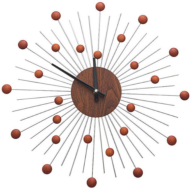 dayneeds 日需百備 幾何造型壁掛式時鐘 SBN-CK1-FR, 絢麗煙火
