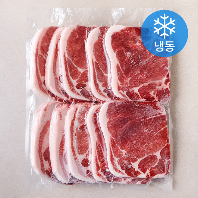 고급진 미국산 목전지 13mm 슬라이스 구이용 (냉동), 1개, 3kg