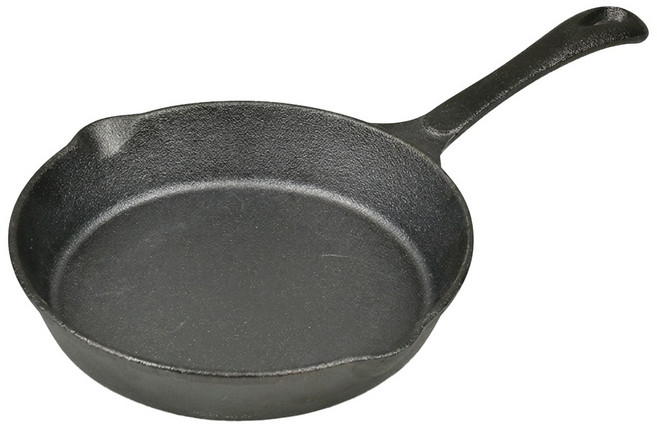 PEARL LIFE 珍珠金屬 圓形鑄鐵煎鍋 IH/烤箱適用 HB-6210, 20cm, 1個