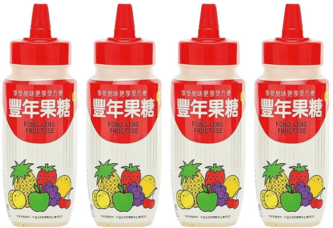 豐年 90%果糖 單糖·單純, 500g, 4瓶