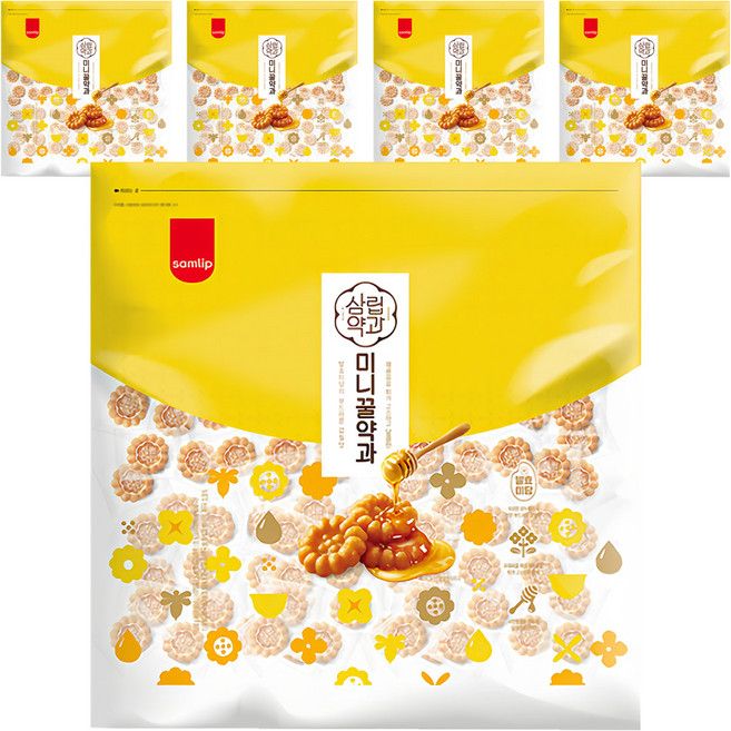 samlip 三立 迷你蜂蜜藥菓, 1kg, 5個