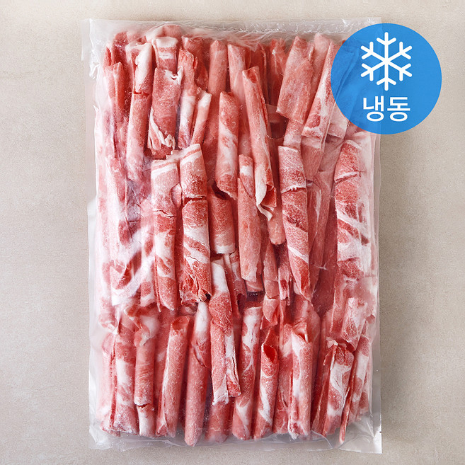 고급진 미국산 목전지 돌돌말이 대패 구이용 (냉동), 1개, 3kg