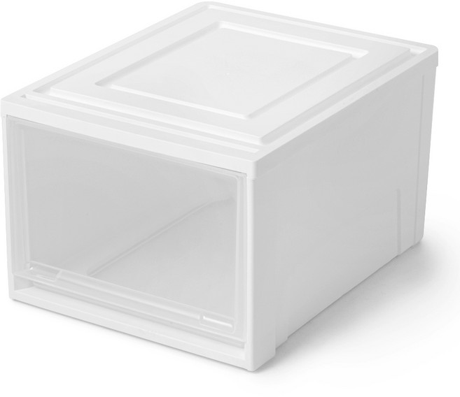 코멧 국내생산 폭 넓은 클리어 시스템 수납 서랍, 1개