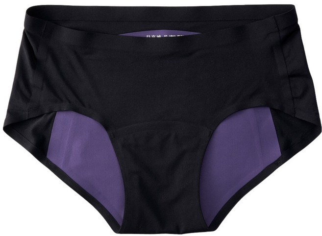 GoMoond 月亮褲 無痕夜用中腰吸血內褲, 靜謐黑