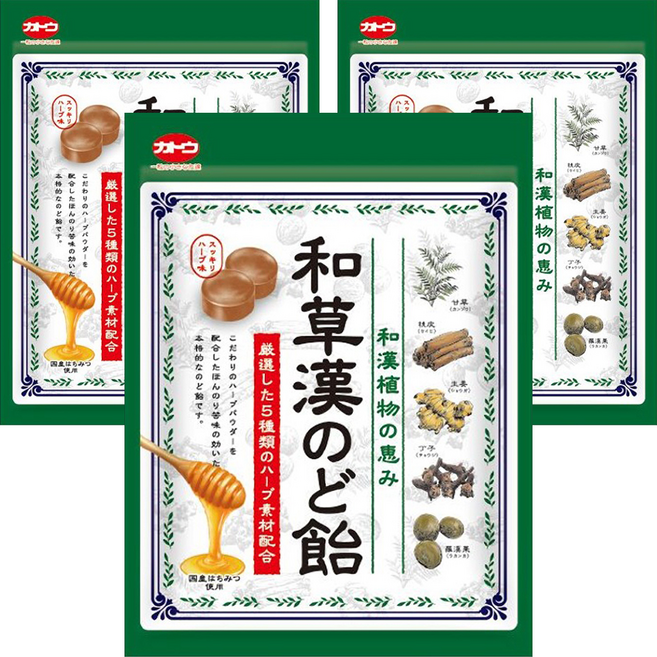 카토캔디 허브 목캔디, 51g, 3개