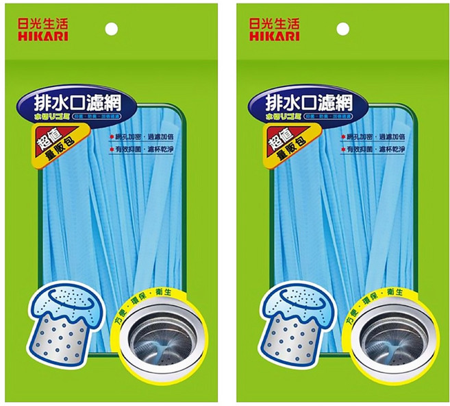 HIKARI 日光生活 排水口濾網 X008-5, 200個, 2包