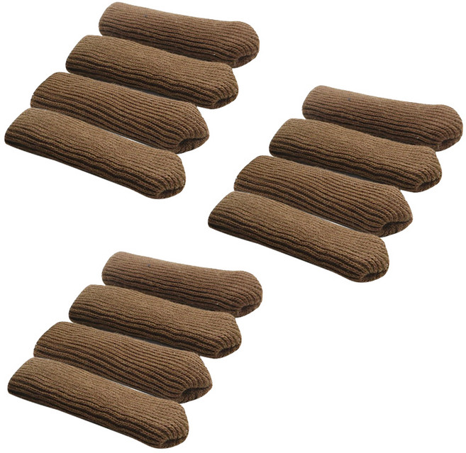 네코리빙 솔리드 체어삭스, 브라운, 12개