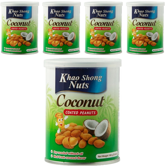 카오숑 코코넛 땅콩과자, 160g, 5개