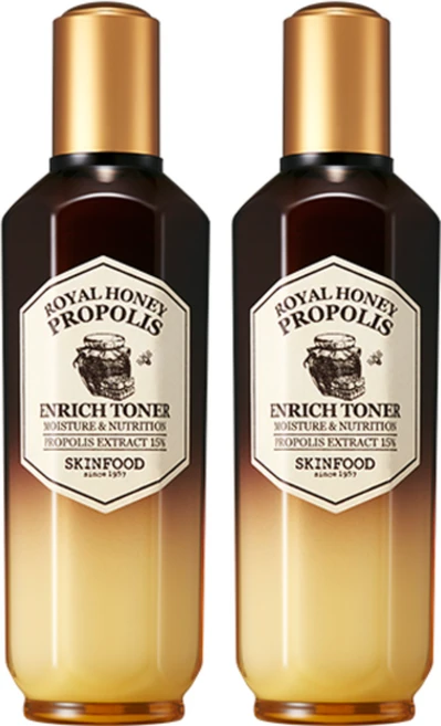 스킨푸드 로열허니 프로폴리스 인리치 토너, 160ml, 2개 - 쿠팡