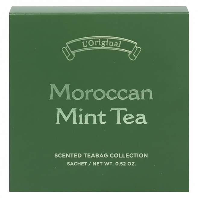 L'Original LONDON 洛瑞歐 英式下午茶系列香包, 摩洛哥薄荷茶, 1盒, 0.52oz