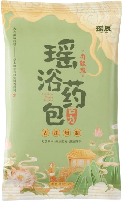 YAO CHEN 瑤辰 瑤浴藥包 12包, 1個, 720g