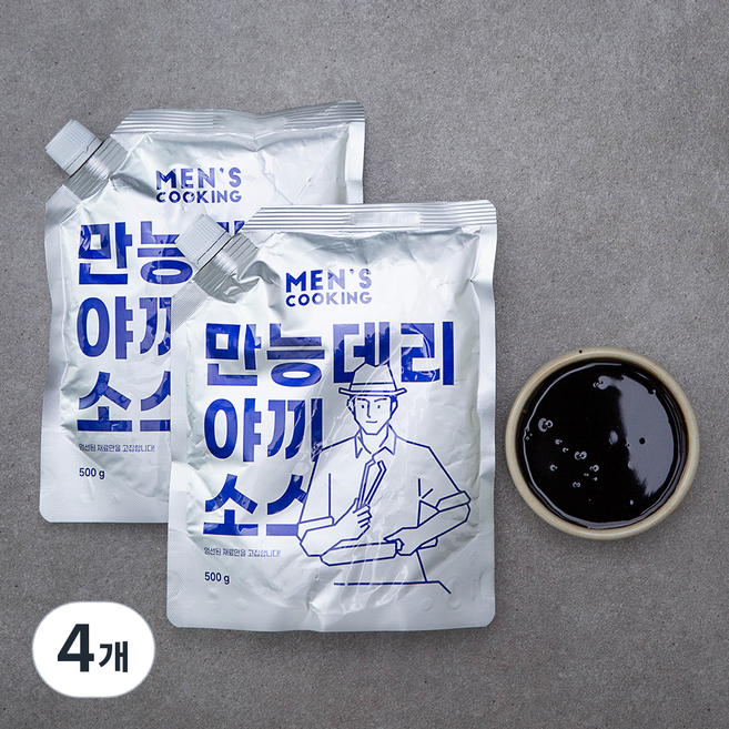 맨즈쿠킹 만능 데리야끼소스, 500g, 4개