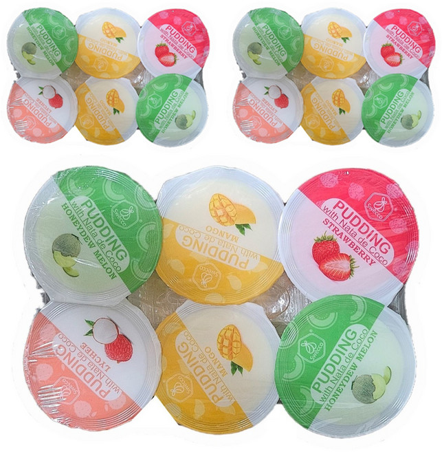 스위코 푸딩 6p, 480g, 3세트