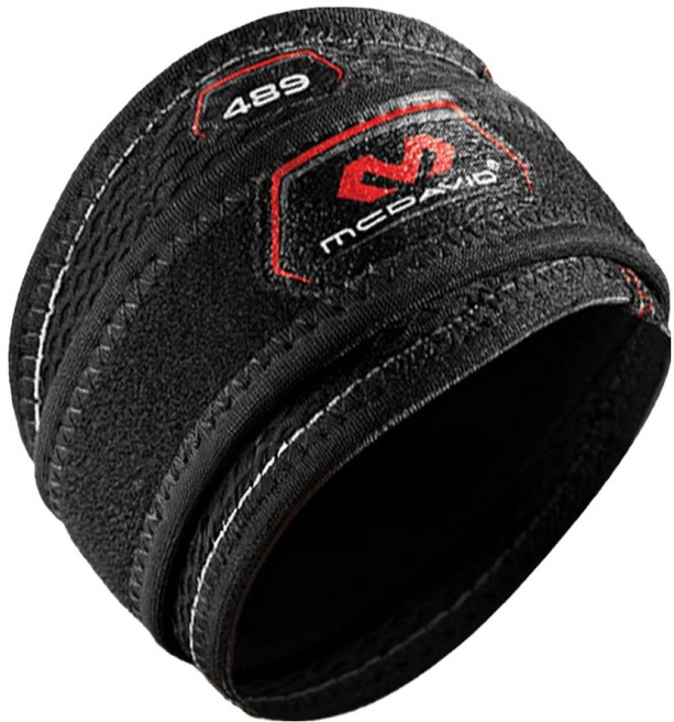 맥데이비드 테니스 팔꿈치 보호대 LV2 489R, 1개, Bk