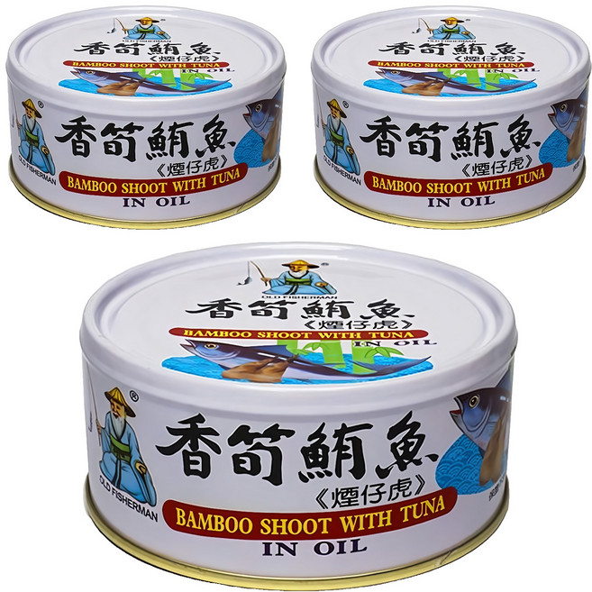 同榮 香筍鮪魚 煙仔虎 170g, 3罐