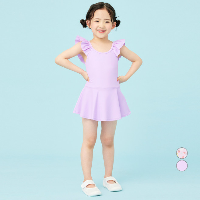 롤리트리 여아용 원피스 수영복