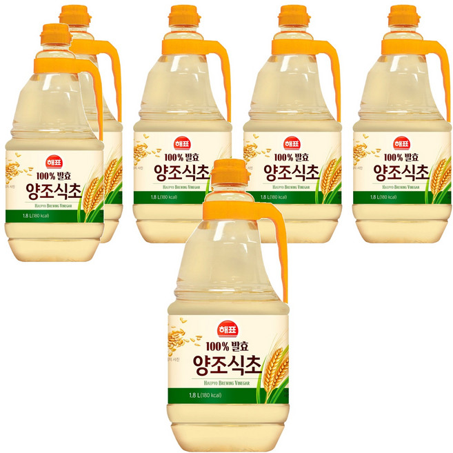 해표 양조식초, 1.8L, 6개