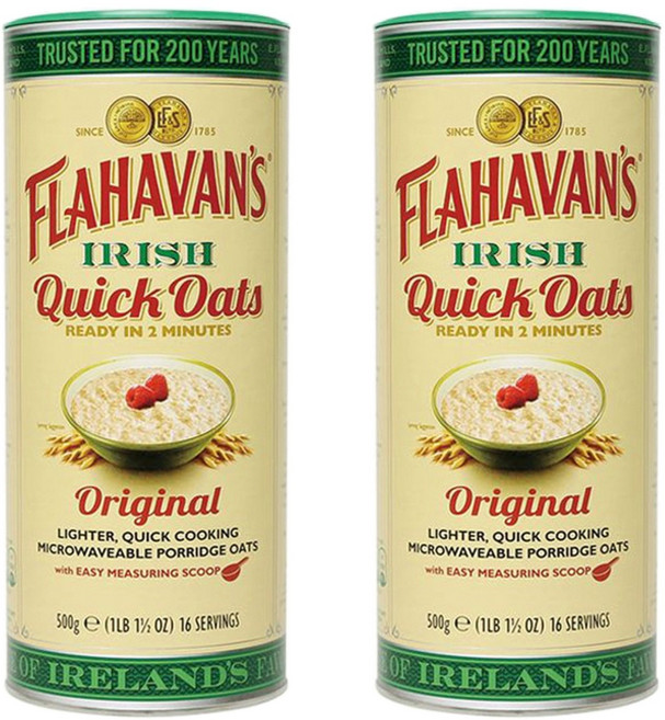 플라하반 퀵오트 오리지날 오트밀, 500g, 2개