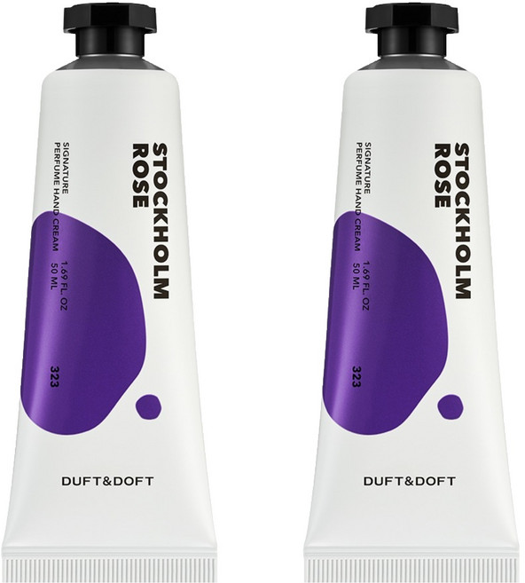 더프트앤도프트 시그니처 퍼퓸 핸드크림 스톡홀름로즈, 50ml, 2개