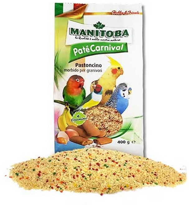 마니토바 고단백 에그 과일 칵테일 조류 사료, 400g, 1개