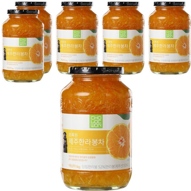 초록원 제주 한라봉차, 1kg, 1개입, 6개
