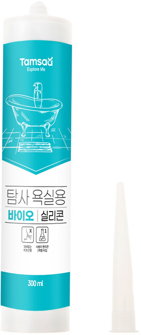 탐사 욕실용 바이오 실리콘 300ml, 1개